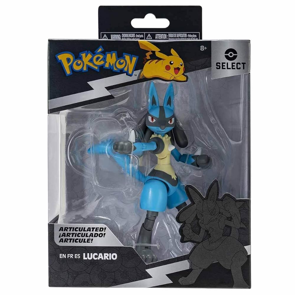 Amazon.com: Pokémon Select Lucario - 6-Inch Super